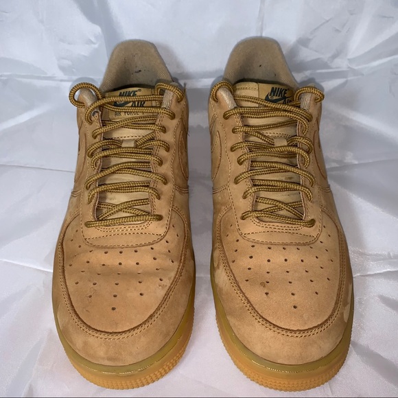 Nike Air Force One Low Flax/ Wheat men’s size 10.5 - Picture 4 of 7